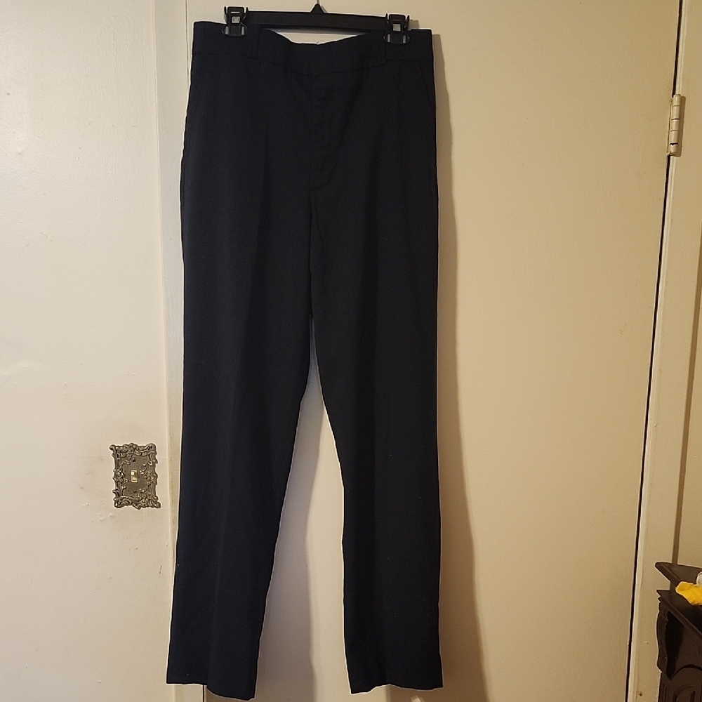 The Flying Cross Mens Black Dress Pants